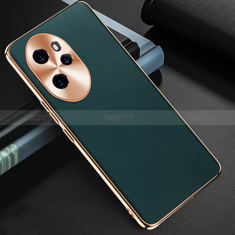 Handyhülle Hülle Luxus Leder Schutzhülle GS2 für Huawei Honor 100 Pro 5G Grün