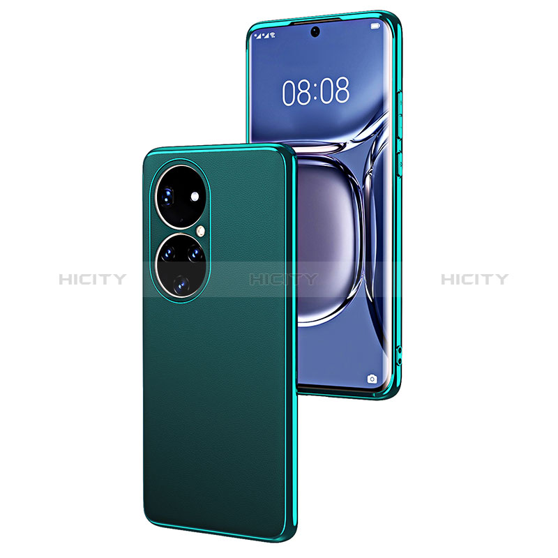 Handyhülle Hülle Luxus Leder Schutzhülle GS2 für Huawei P50 Pro Grün