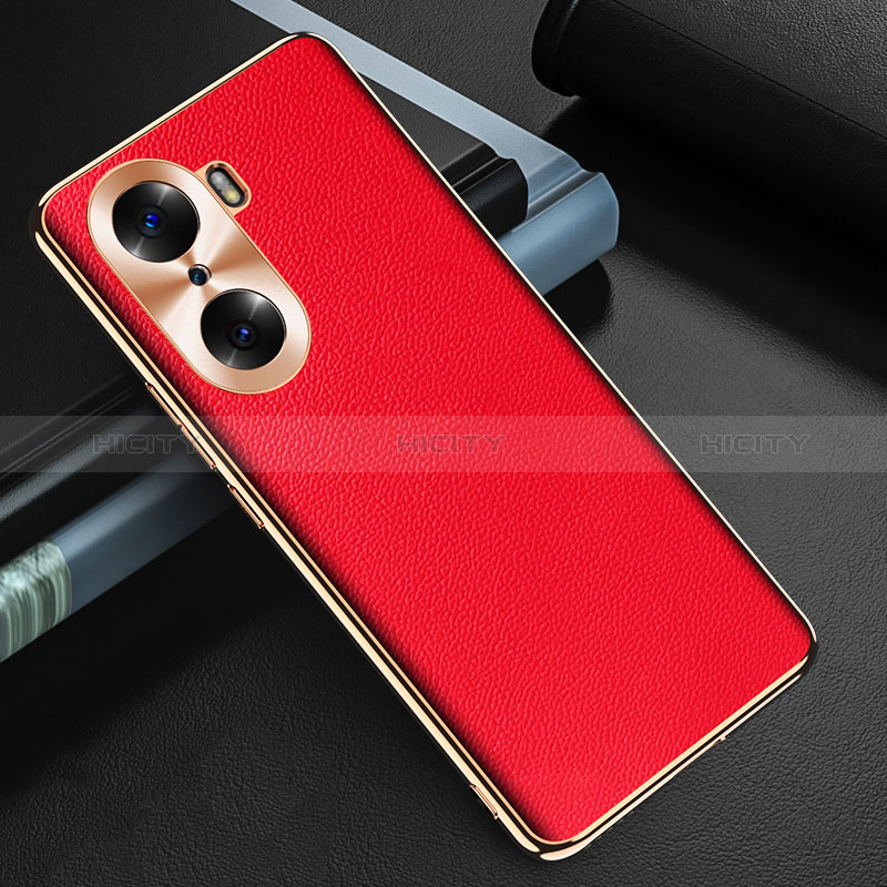 Handyhülle Hülle Luxus Leder Schutzhülle GS3 für Huawei Honor 60 Pro 5G Rot Plus