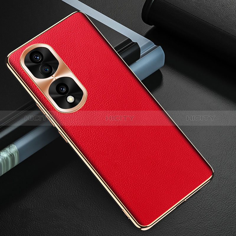 Handyhülle Hülle Luxus Leder Schutzhülle GS3 für Huawei Honor 70 Pro 5G Rot