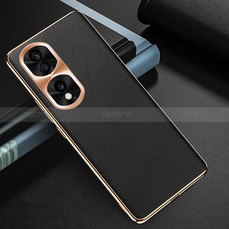 Handyhülle Hülle Luxus Leder Schutzhülle GS3 für Huawei Honor 70 Pro+ Plus 5G Schwarz