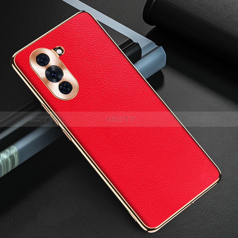 Handyhülle Hülle Luxus Leder Schutzhülle GS3 für Huawei Nova 10 Pro Rot