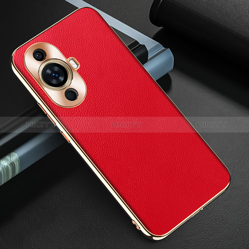 Handyhülle Hülle Luxus Leder Schutzhülle GS3 für Huawei Nova 11 Pro Rot