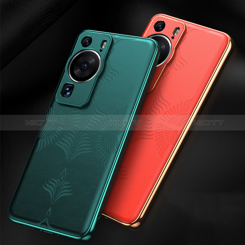 Handyhülle Hülle Luxus Leder Schutzhülle GS4 für Huawei P60 Pro