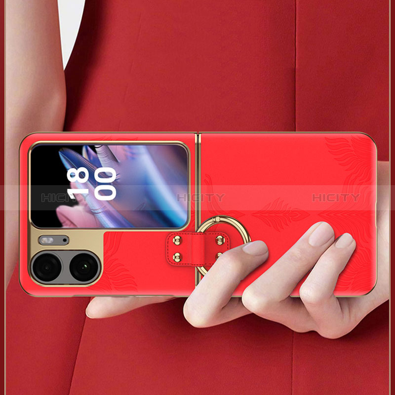 Handyhülle Hülle Luxus Leder Schutzhülle GS4 für Oppo Find N2 Flip 5G