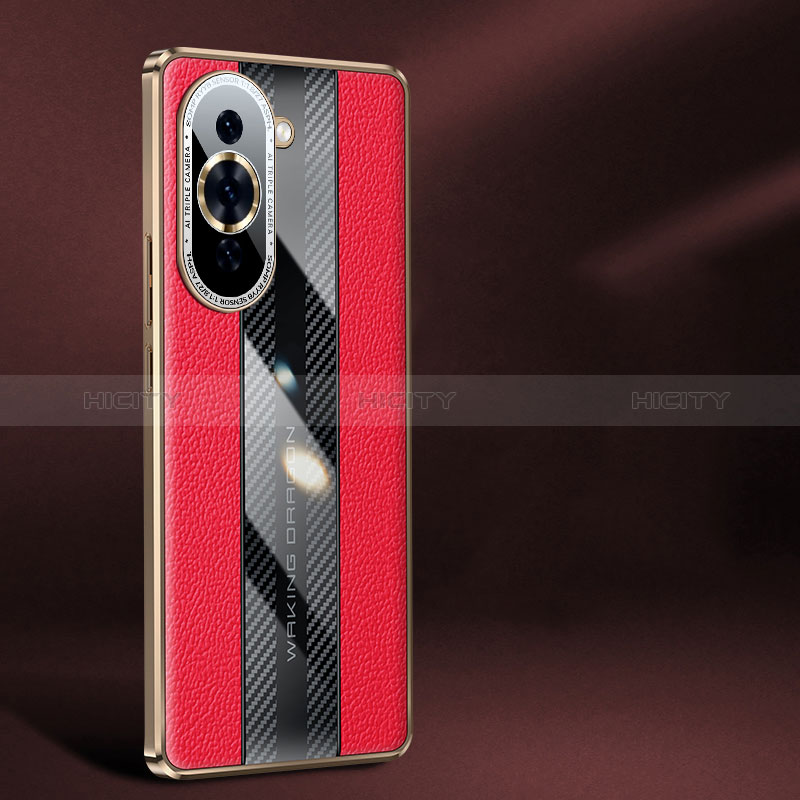 Handyhülle Hülle Luxus Leder Schutzhülle JB1 für Huawei Nova 10 Rot