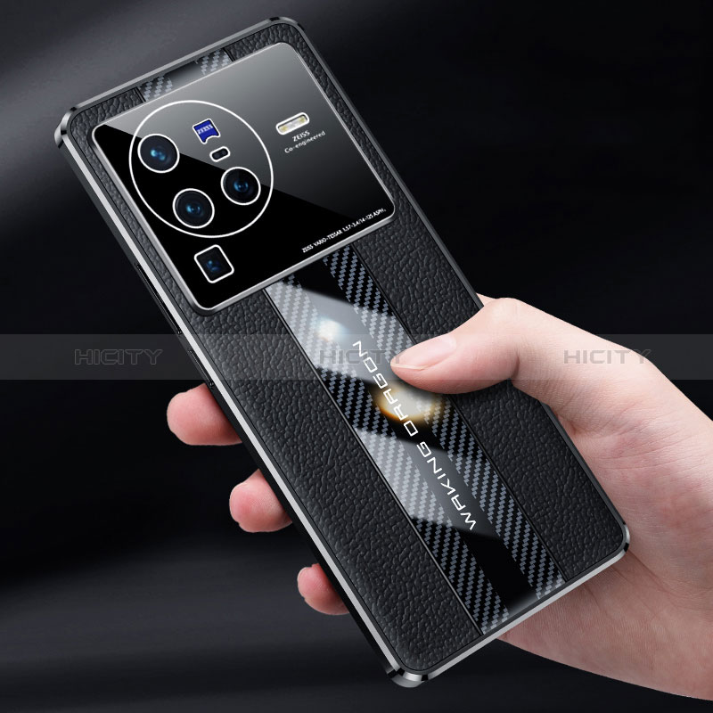 Handyhülle Hülle Luxus Leder Schutzhülle JB1 für Vivo X80 Pro 5G groß