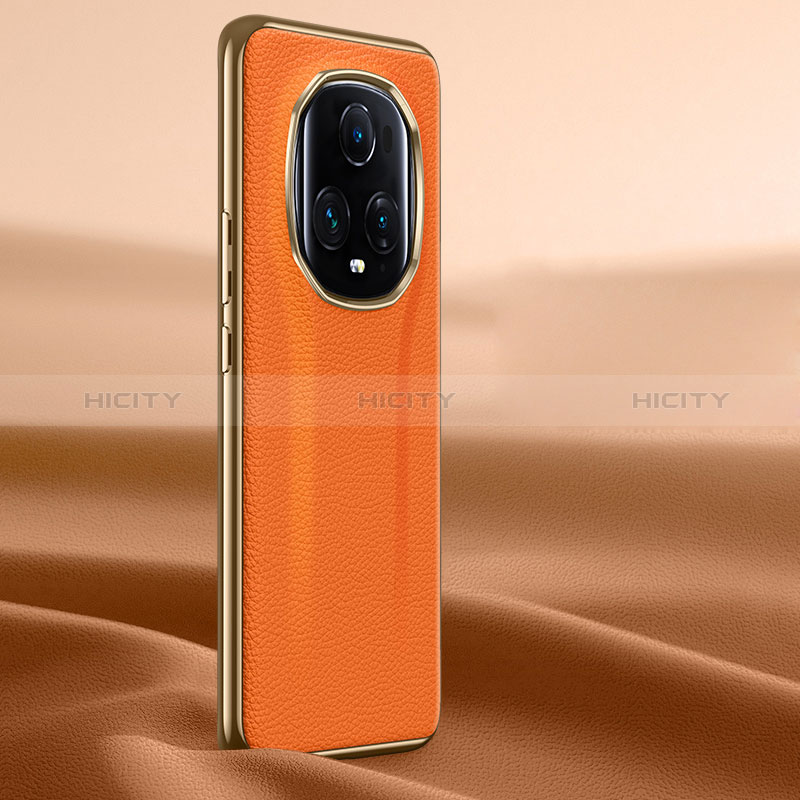 Handyhülle Hülle Luxus Leder Schutzhülle JB2 für Huawei Honor Magic5 Ultimate 5G Orange