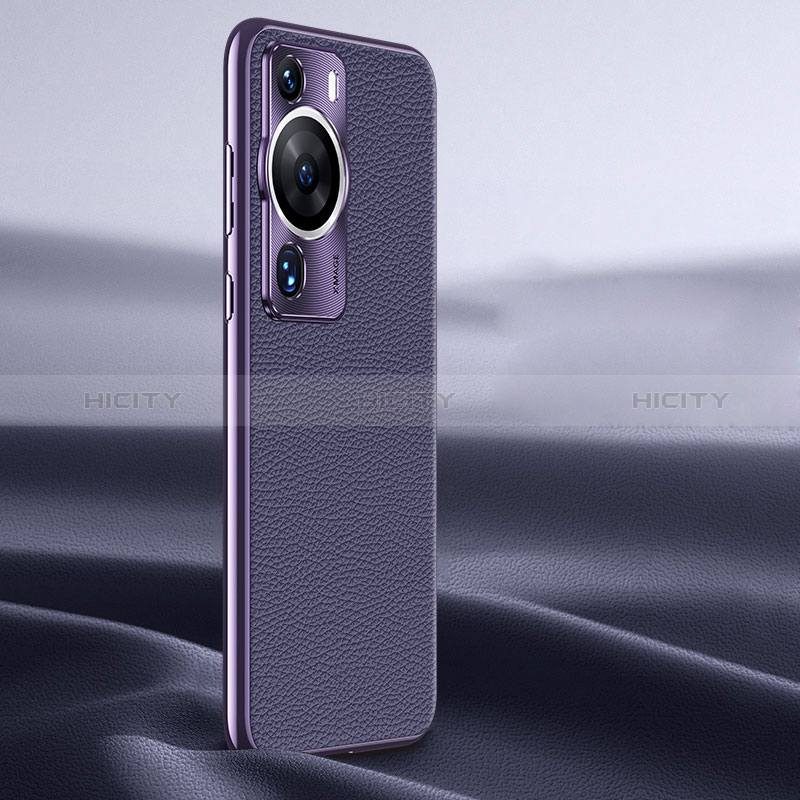 Handyhülle Hülle Luxus Leder Schutzhülle JB2 für Huawei P60 Pro Violett