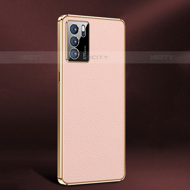 Handyhülle Hülle Luxus Leder Schutzhülle JB2 für Oppo Reno6 5G Rosa Plus