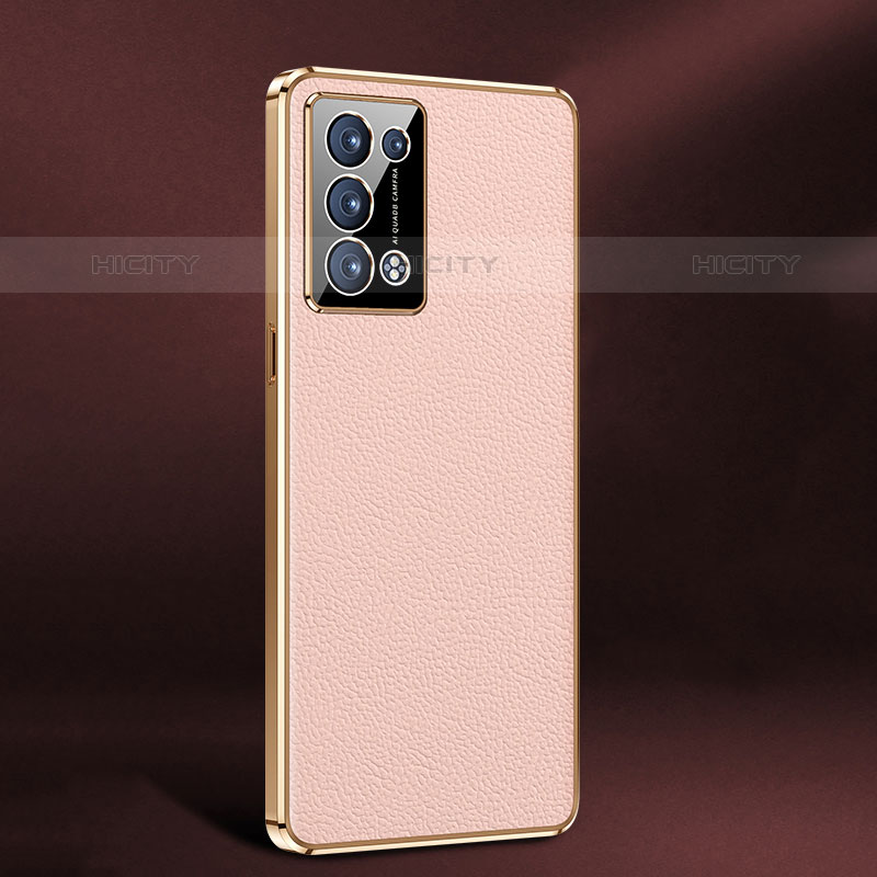 Handyhülle Hülle Luxus Leder Schutzhülle JB2 für Oppo Reno6 Pro+ Plus 5G Rosa