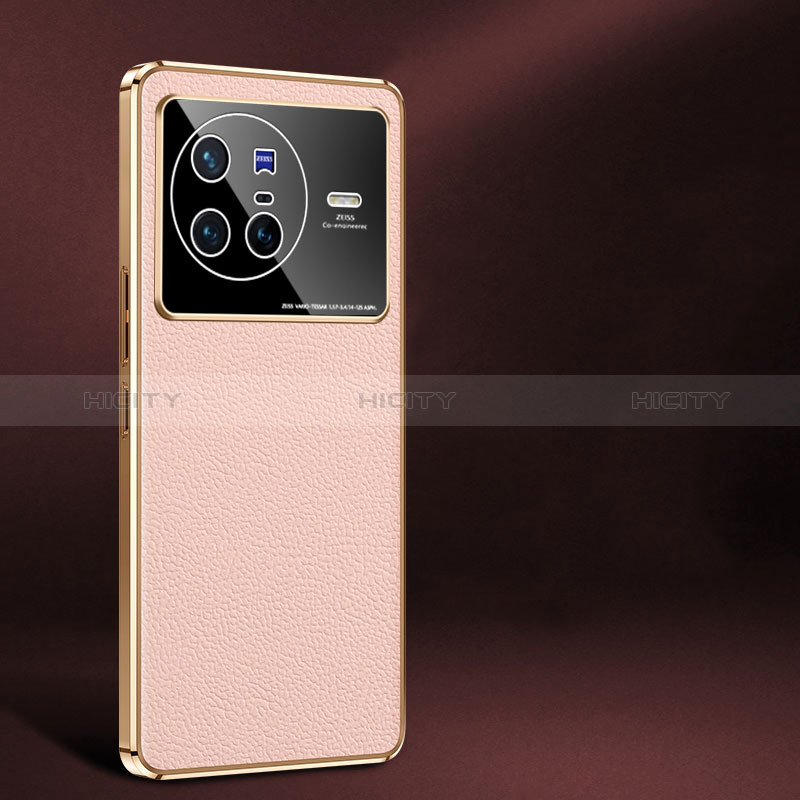 Handyhülle Hülle Luxus Leder Schutzhülle JB2 für Vivo X80 5G Rosa