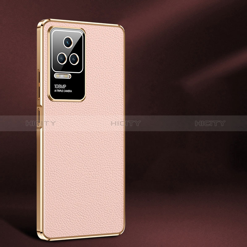 Handyhülle Hülle Luxus Leder Schutzhülle JB2 für Xiaomi Poco F4 5G Rosa