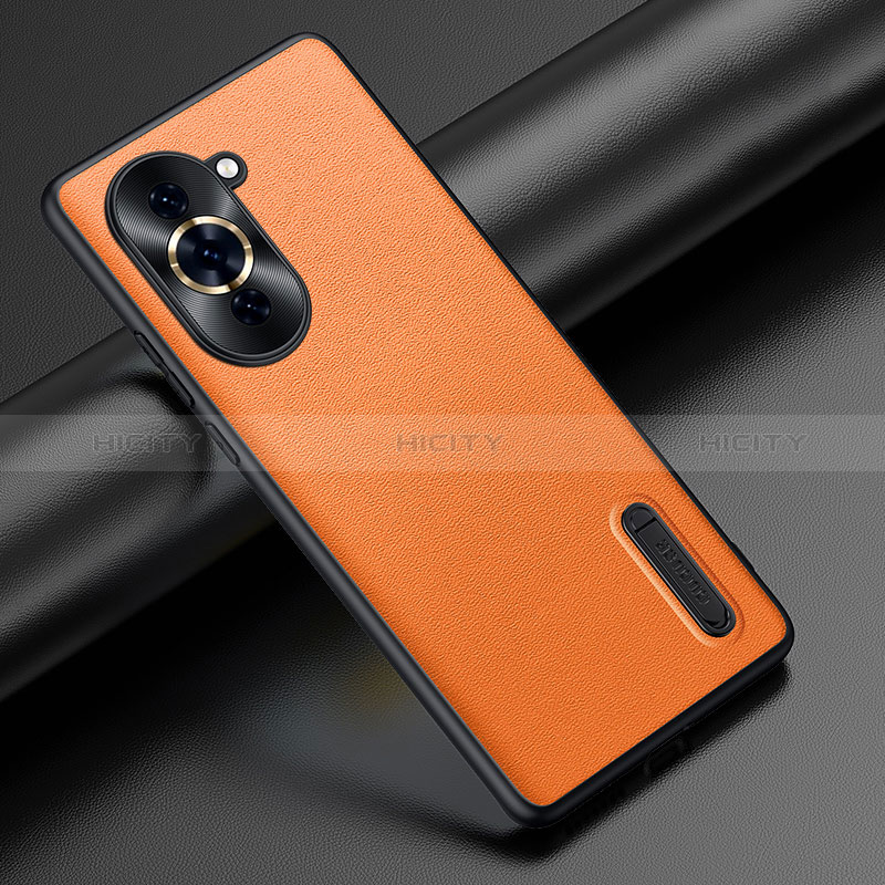 Handyhülle Hülle Luxus Leder Schutzhülle JB3 für Huawei Nova 10 Pro Orange Plus