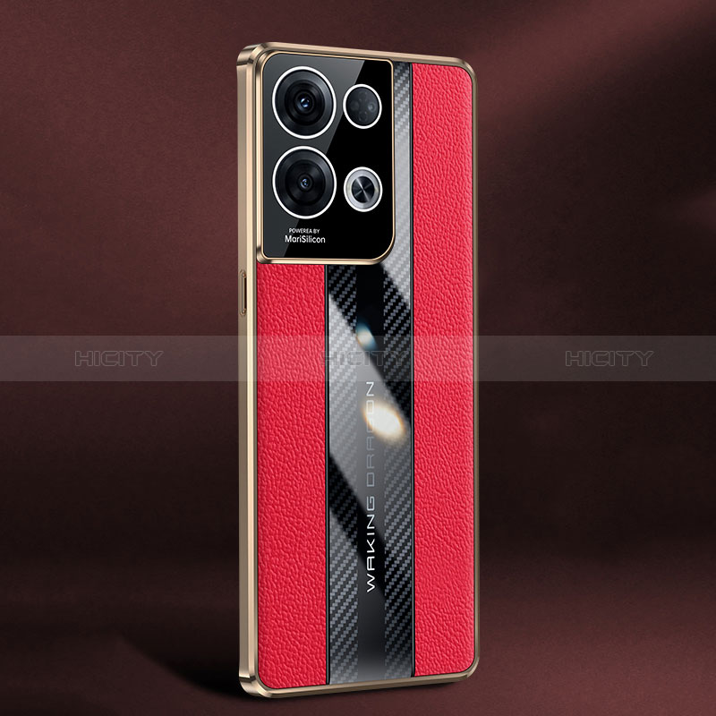 Handyhülle Hülle Luxus Leder Schutzhülle JB3 für Oppo Reno9 Pro+ Plus 5G Rot