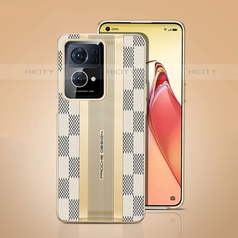 Handyhülle Hülle Luxus Leder Schutzhülle JB4 für Oppo Reno7 Pro 5G groß