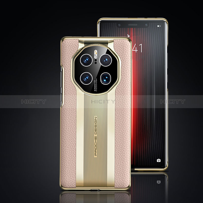 Handyhülle Hülle Luxus Leder Schutzhülle JB6 für Huawei Mate 50 RS Gold Plus