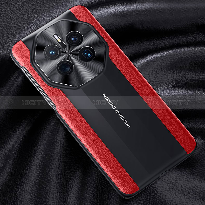 Handyhülle Hülle Luxus Leder Schutzhülle JB6 für Huawei Mate 50 RS Rot