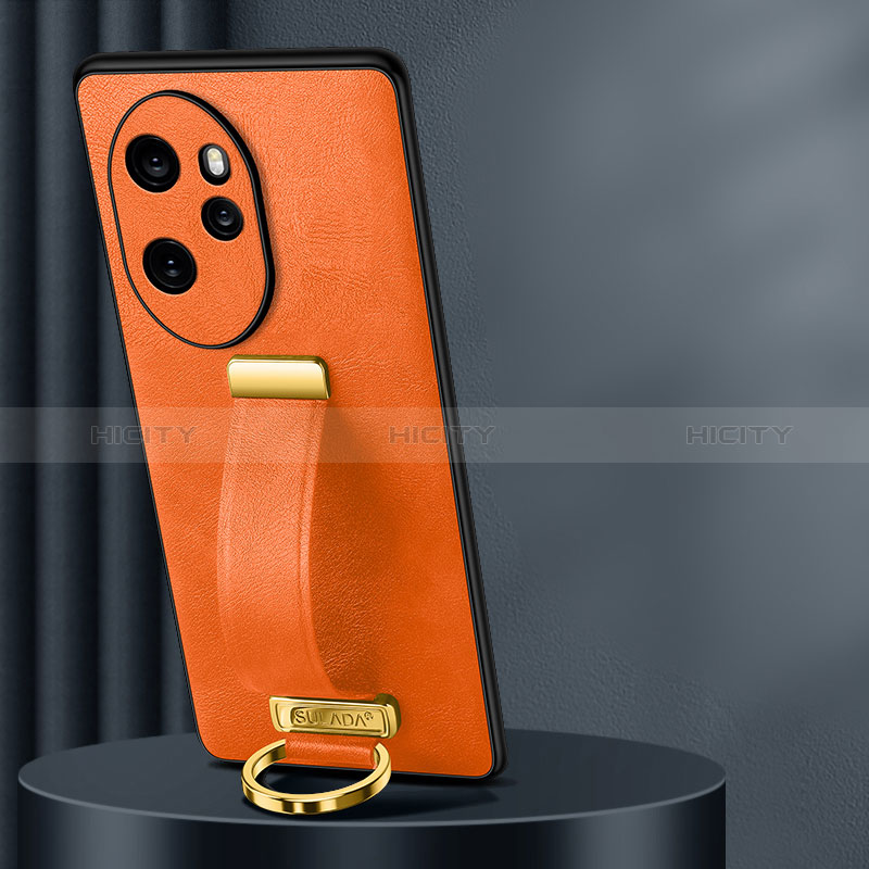 Handyhülle Hülle Luxus Leder Schutzhülle LD1 für Huawei Honor 100 Pro 5G Orange