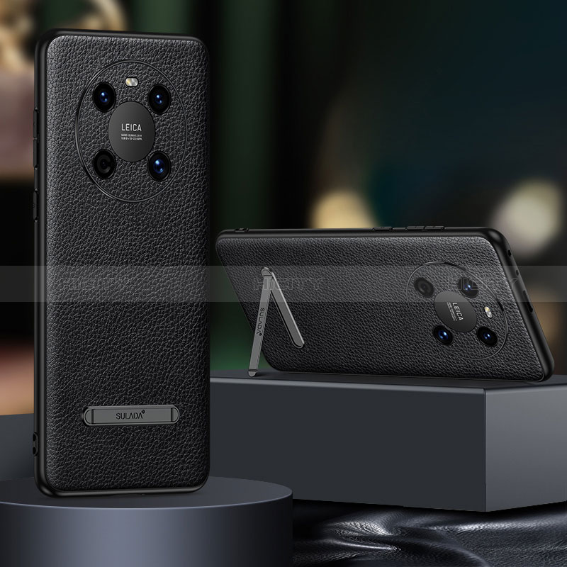 Handyhülle Hülle Luxus Leder Schutzhülle LD1 für Huawei Mate 40 Schwarz