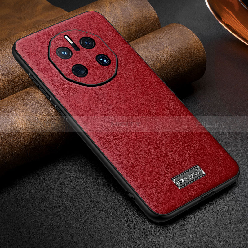 Handyhülle Hülle Luxus Leder Schutzhülle LD2 für Huawei Mate 50 RS Rot