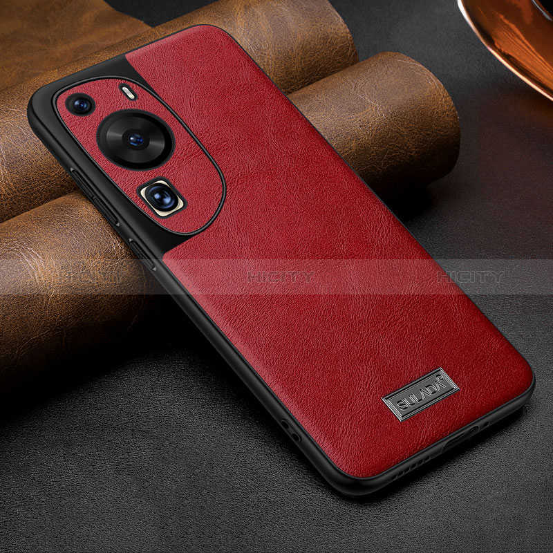 Handyhülle Hülle Luxus Leder Schutzhülle LD2 für Huawei P60 Art Rot