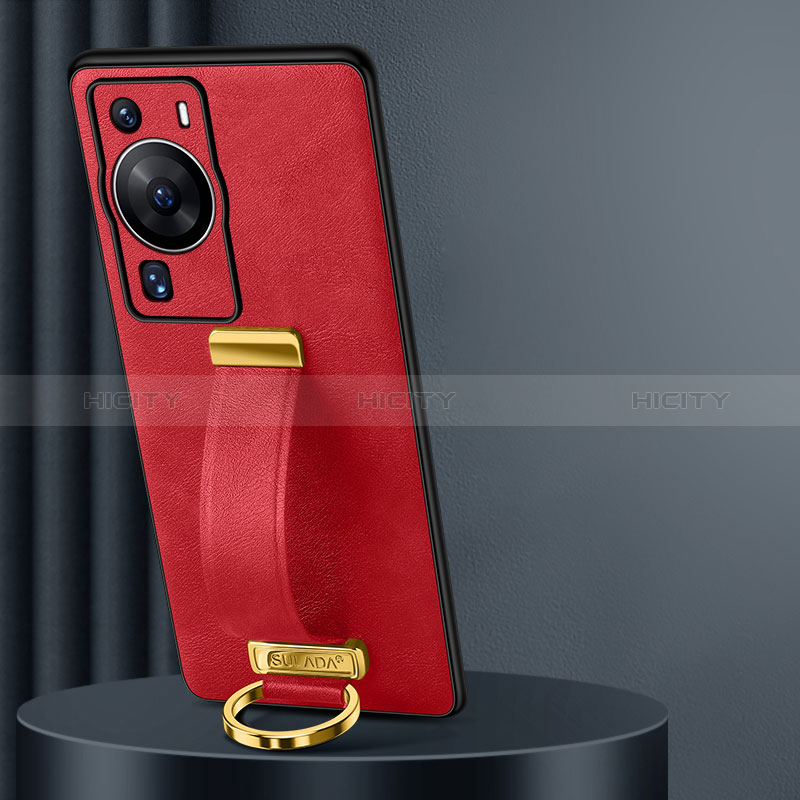 Handyhülle Hülle Luxus Leder Schutzhülle LD3 für Huawei P60 Pro Rot