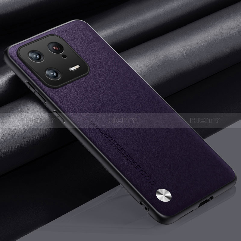 Handyhülle Hülle Luxus Leder Schutzhülle LS1 für Xiaomi Mi 13 Pro 5G Violett Plus