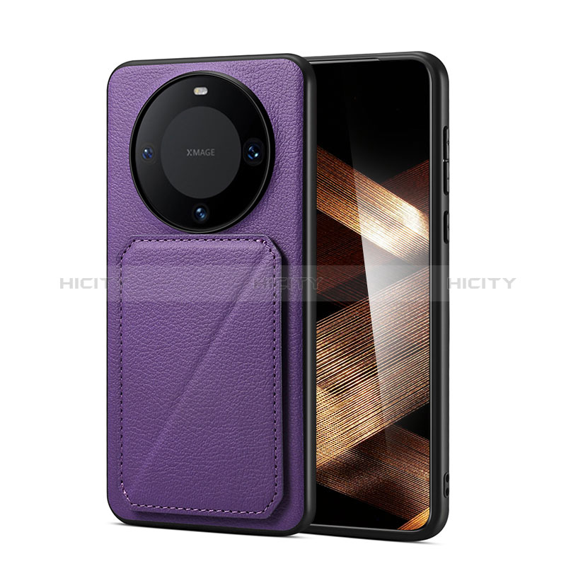 Handyhülle Hülle Luxus Leder Schutzhülle MT3 für Huawei Mate 60 Pro Violett