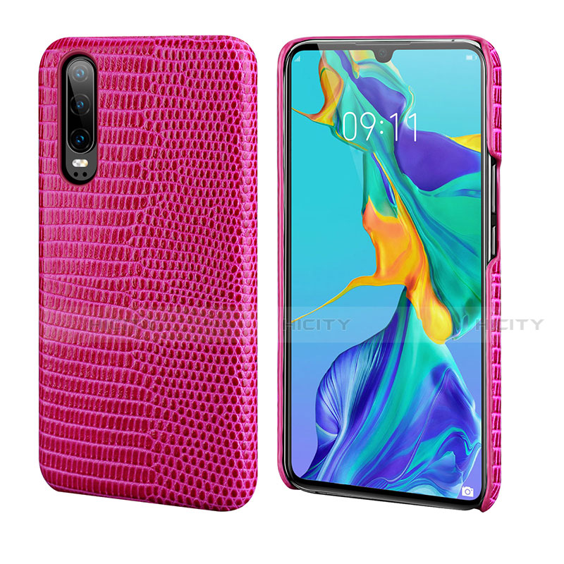 Handyhülle Hülle Luxus Leder Schutzhülle P02 für Huawei P30 groß