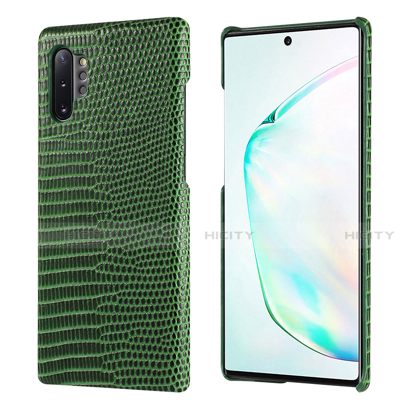 Handyhülle Hülle Luxus Leder Schutzhülle P02 für Samsung Galaxy Note 10 Plus groß