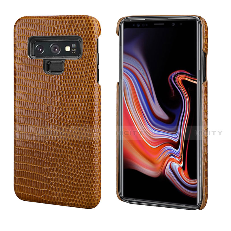 Handyhülle Hülle Luxus Leder Schutzhülle P02 für Samsung Galaxy Note 9 groß