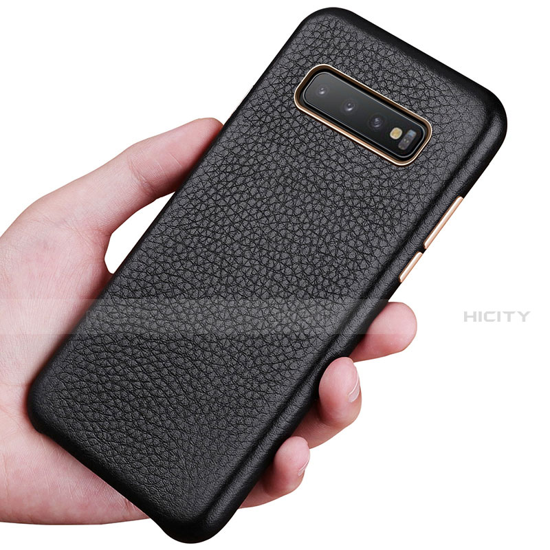 Handyhülle Hülle Luxus Leder Schutzhülle P03 für Samsung Galaxy S10 Plus