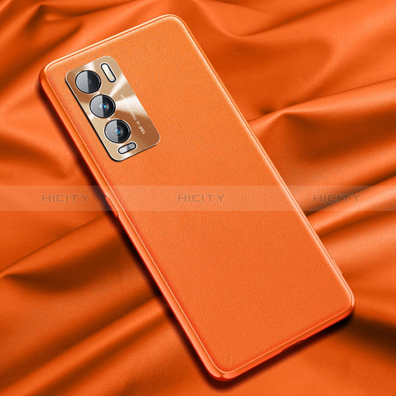 Handyhülle Hülle Luxus Leder Schutzhülle QK1 für Realme GT Master Explorer 5G Orange