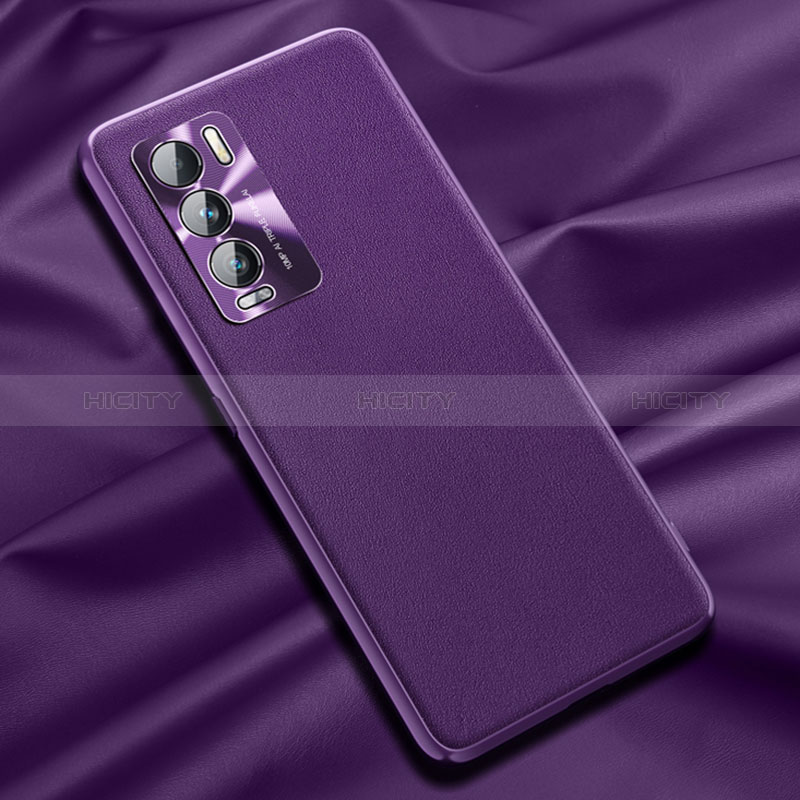 Handyhülle Hülle Luxus Leder Schutzhülle QK1 für Realme GT Master Explorer 5G Violett