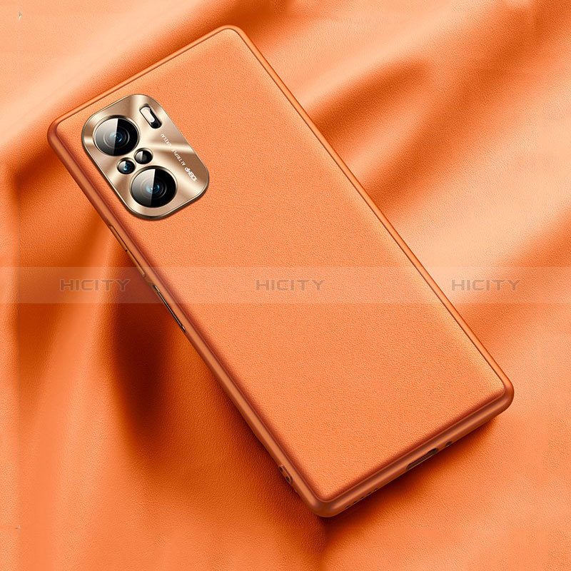 Handyhülle Hülle Luxus Leder Schutzhülle QK1 für Xiaomi Mi 11i 5G Orange Plus