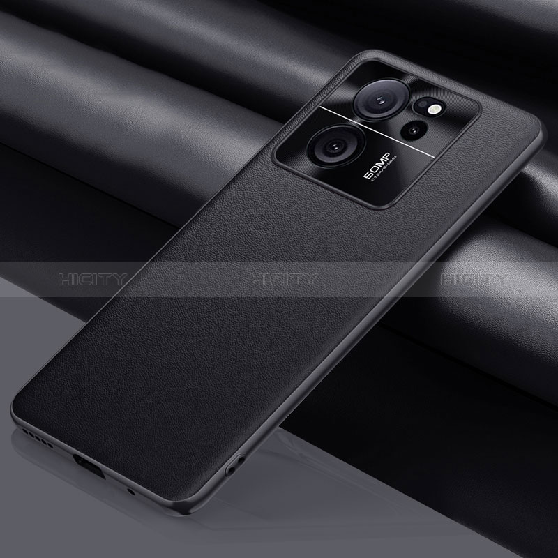 Handyhülle Hülle Luxus Leder Schutzhülle QK1 für Xiaomi Mi 13T Pro 5G Schwarz