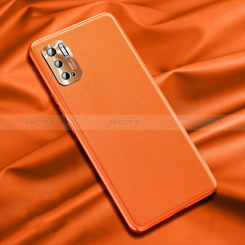 Handyhülle Hülle Luxus Leder Schutzhülle QK1 für Xiaomi POCO M3 Pro 5G Orange