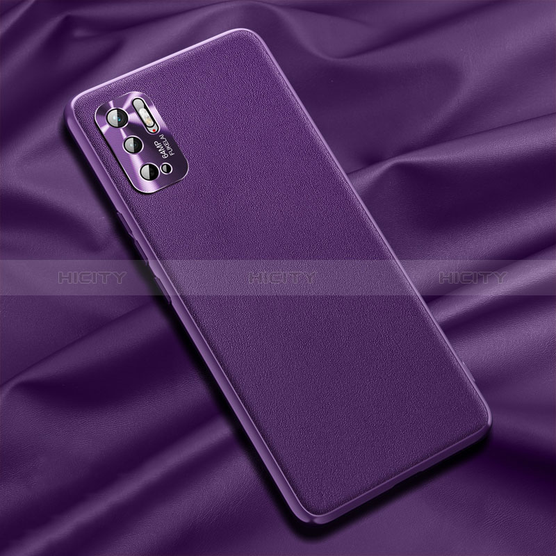 Handyhülle Hülle Luxus Leder Schutzhülle QK1 für Xiaomi POCO M3 Pro 5G Violett Plus