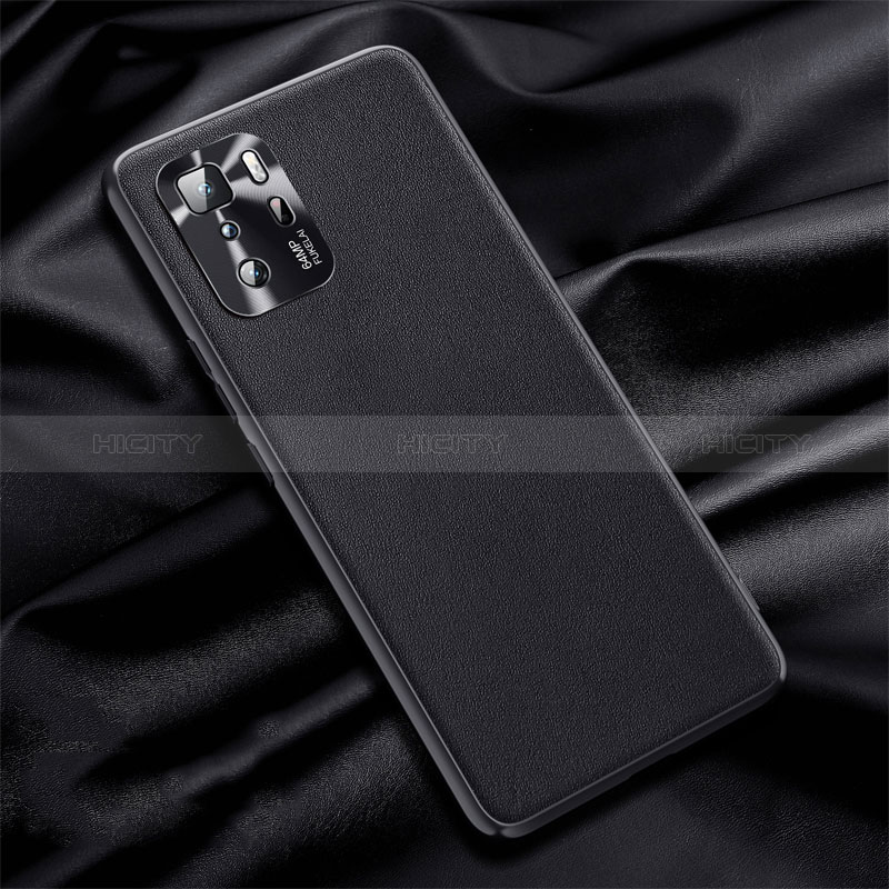 Handyhülle Hülle Luxus Leder Schutzhülle QK1 für Xiaomi Redmi Note 10 Pro 5G Schwarz