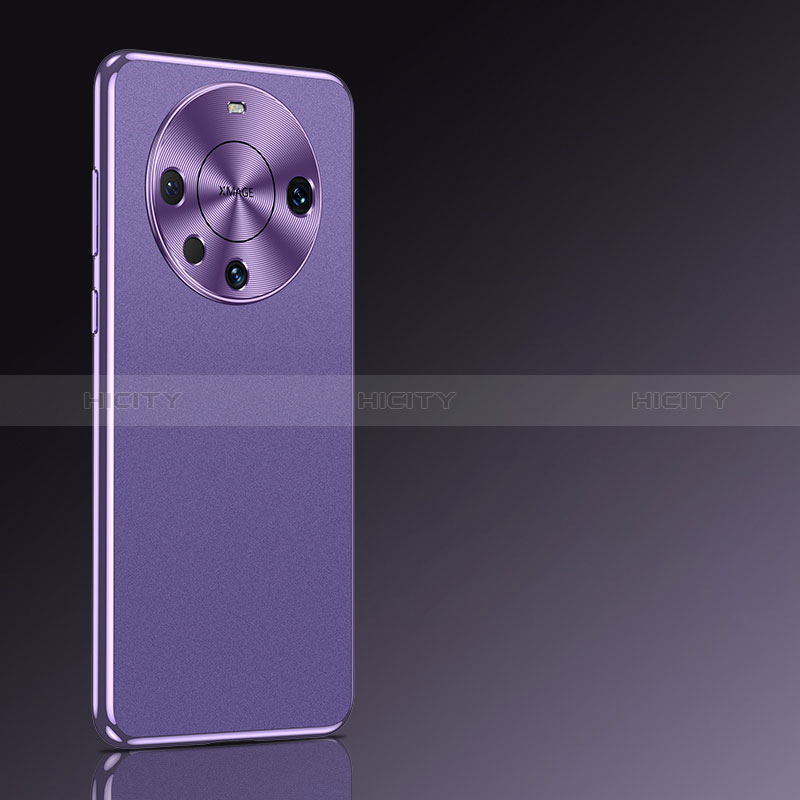 Handyhülle Hülle Luxus Leder Schutzhülle QK2 für Huawei Mate 60 Pro Violett