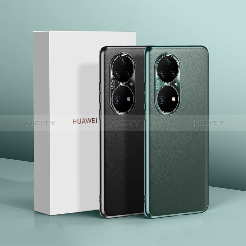 Handyhülle Hülle Luxus Leder Schutzhülle QK2 für Huawei P50 groß