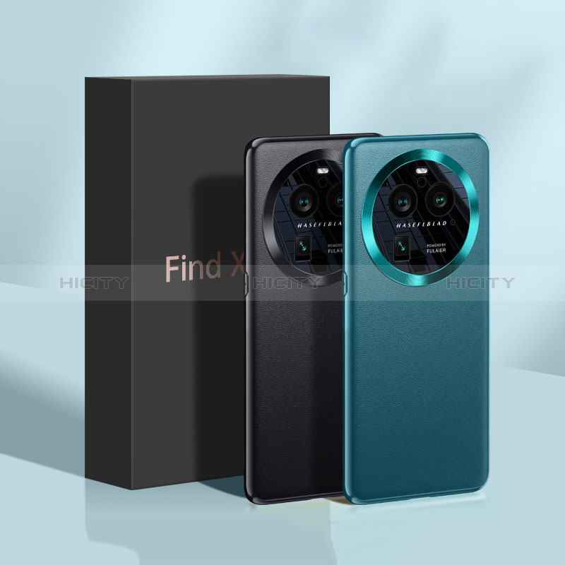 Handyhülle Hülle Luxus Leder Schutzhülle QK2 für Oppo Find X6 5G