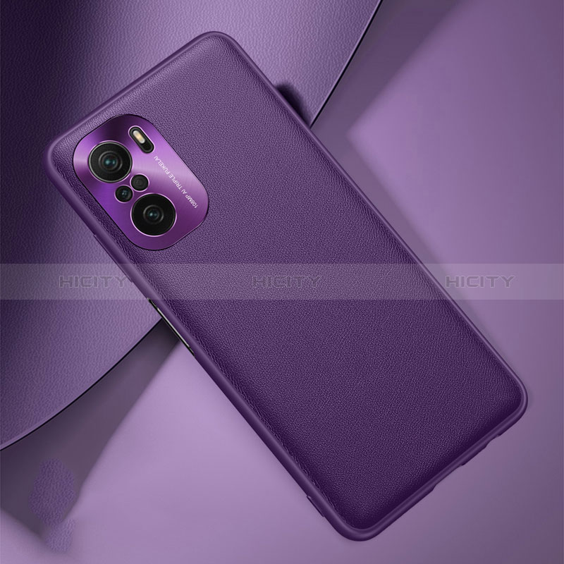 Handyhülle Hülle Luxus Leder Schutzhülle QK2 für Xiaomi Mi 11i 5G Violett