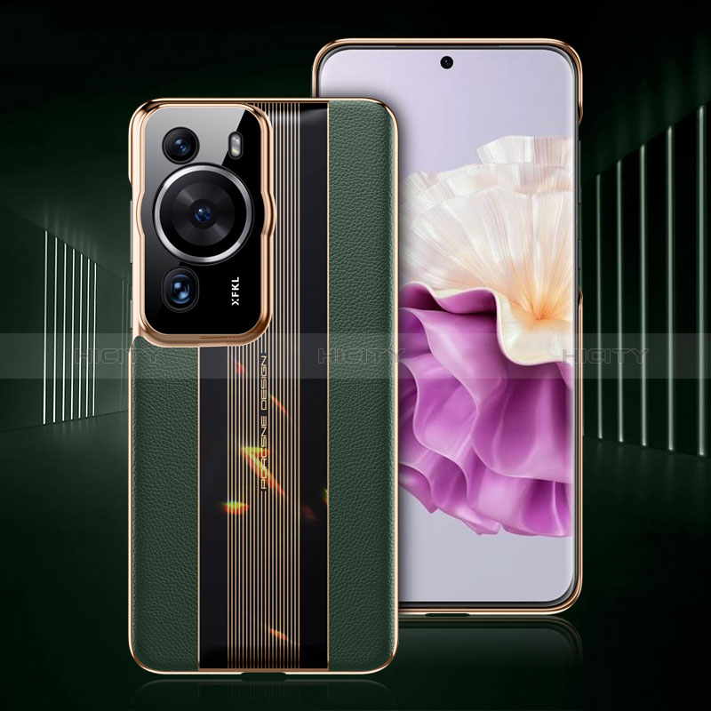 Handyhülle Hülle Luxus Leder Schutzhülle QK4 für Huawei P60 Pro