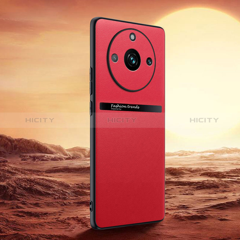 Handyhülle Hülle Luxus Leder Schutzhülle QK4 für Realme 11 Pro 5G Rot