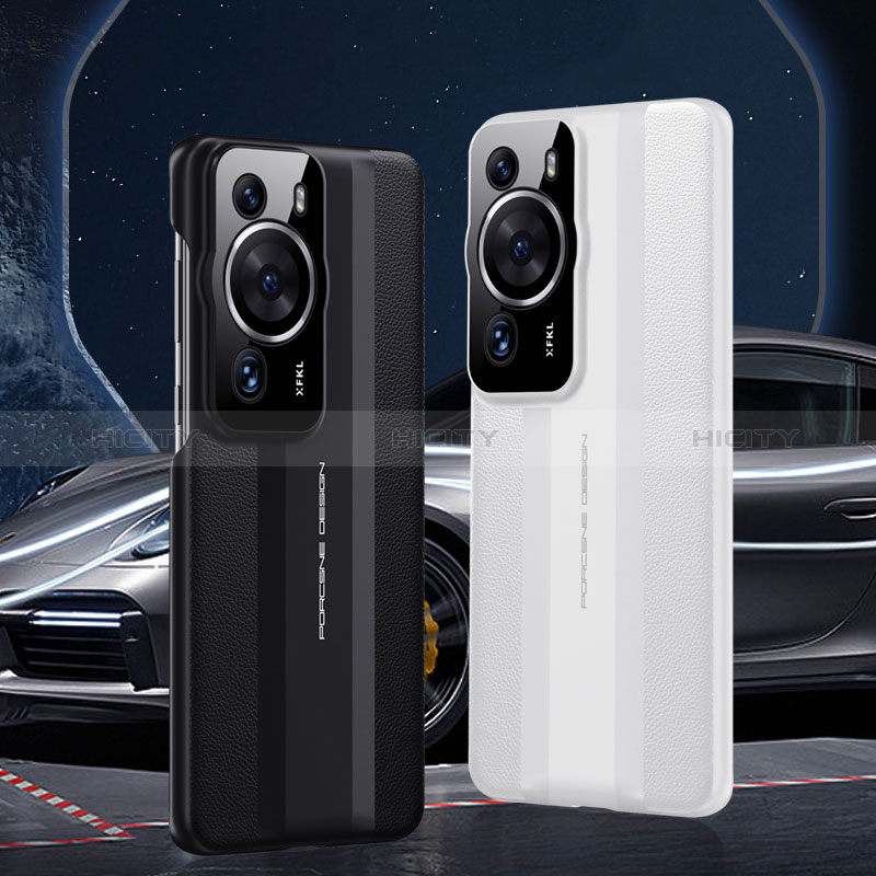 Handyhülle Hülle Luxus Leder Schutzhülle QK5 für Huawei P60 Pro groß