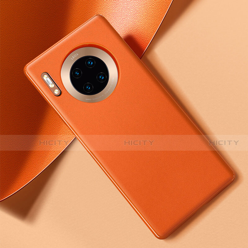 Handyhülle Hülle Luxus Leder Schutzhülle R01 für Huawei Mate 30 Orange