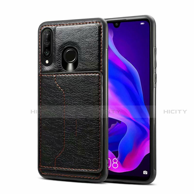 Handyhülle Hülle Luxus Leder Schutzhülle R01 für Huawei P30 Lite New Edition groß