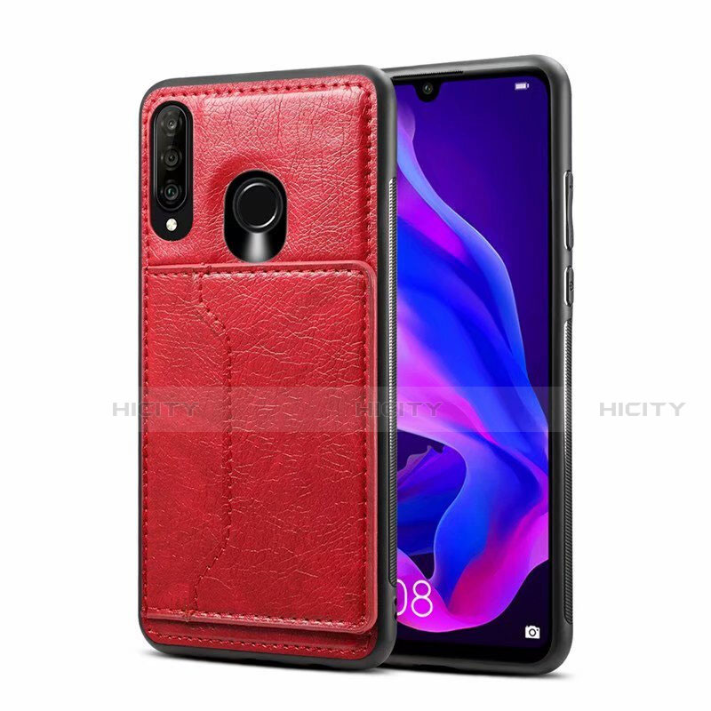 Handyhülle Hülle Luxus Leder Schutzhülle R01 für Huawei P30 Lite New Edition groß